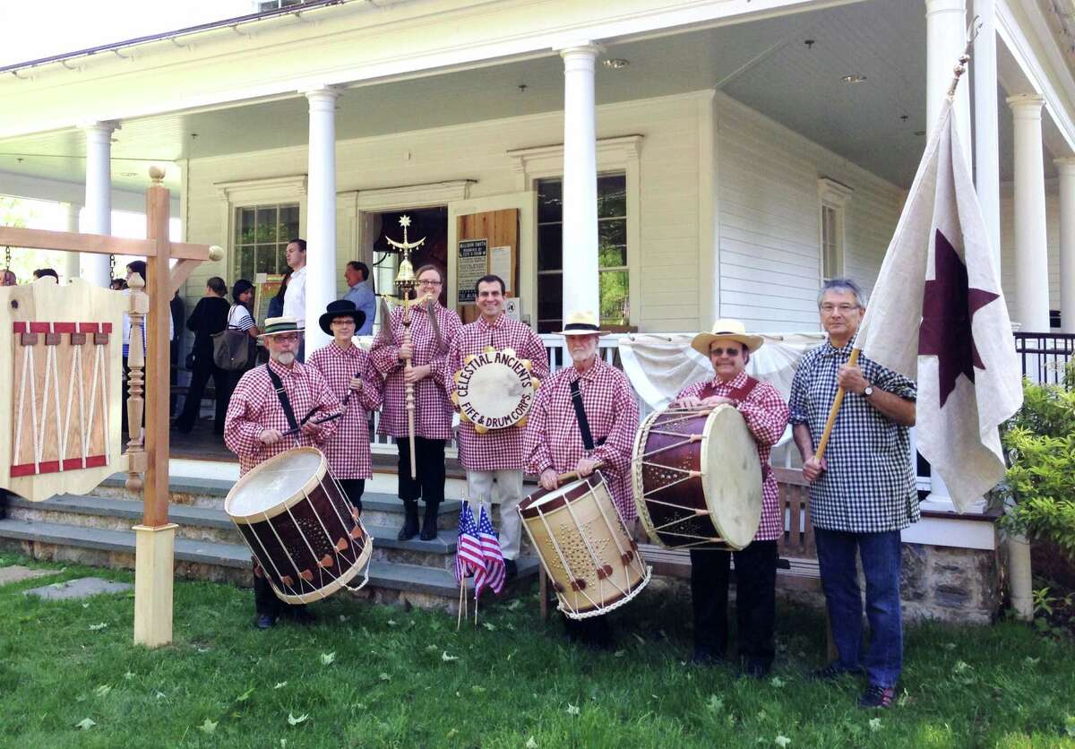 Fife and drum muster set for Aldrich sculpture garden