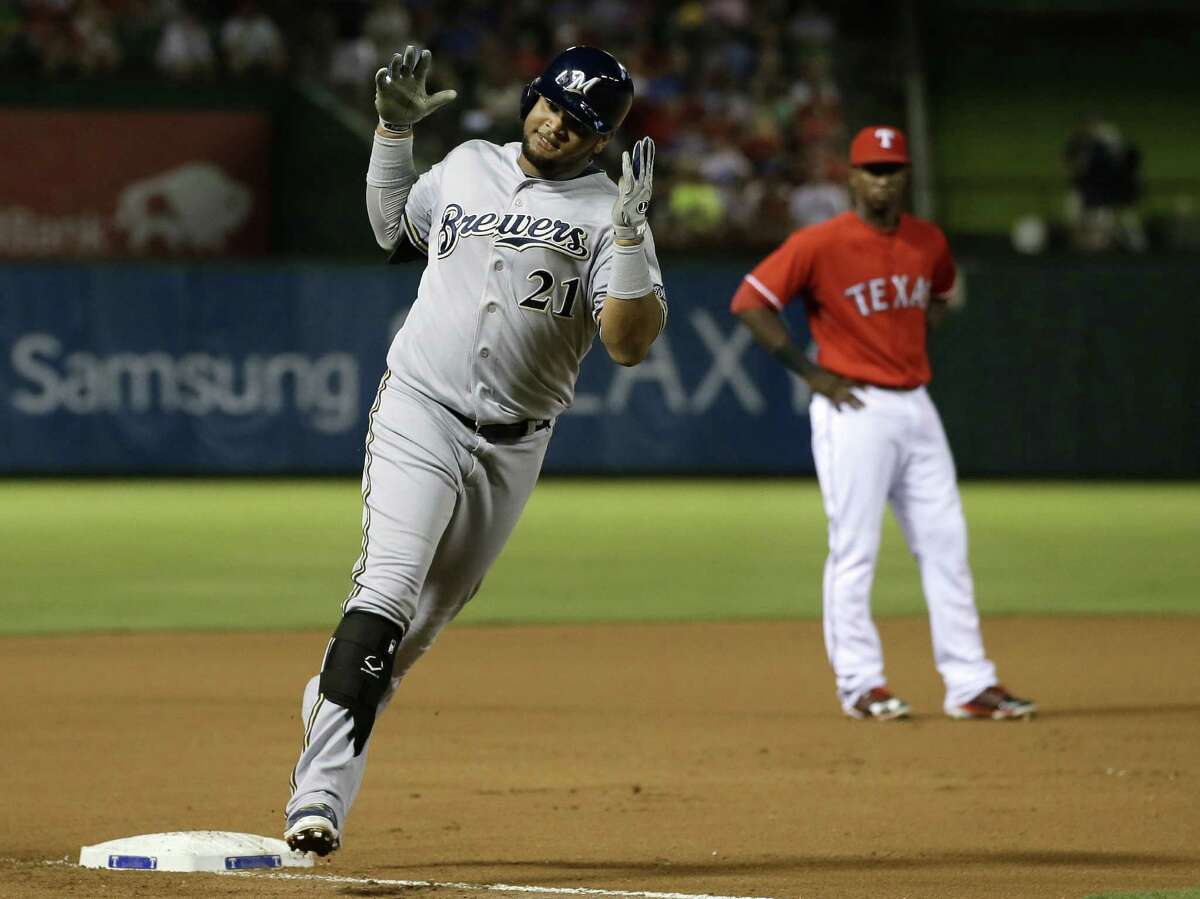 Rangers' Elvis Andrus breaks elbow after getting hit