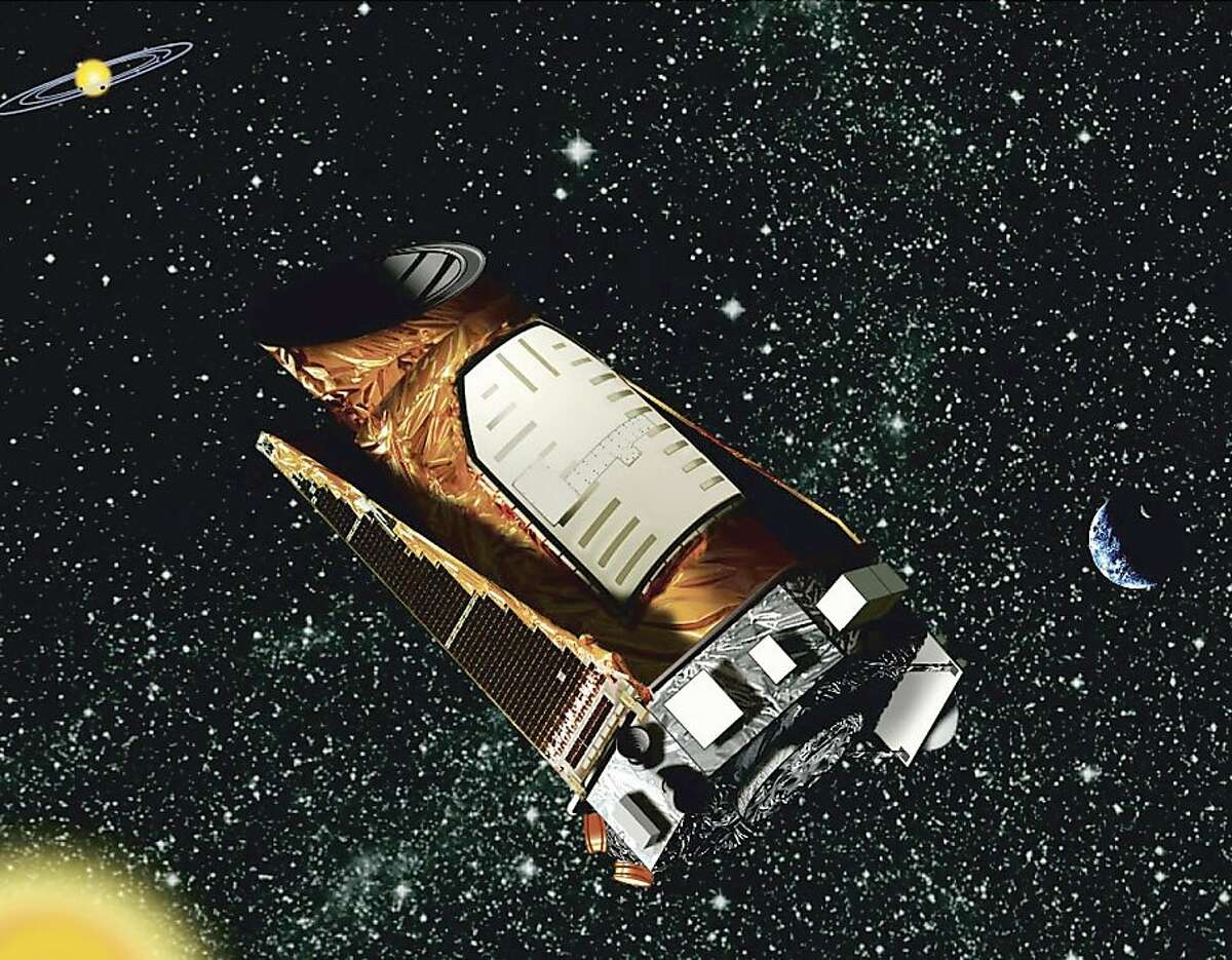 FILE - This artist's rendering provided by NASA shows the Kepler space telescope. NASA is calling off all attempts to fix the crippled space telescope. But it's not quite ready to call it quits on the robotic planet hunter. Officials said Thursday, Aug. 15, 2013 they're looking at what science might be salvaged by using the broken spacecraft as is. (AP Photo/NASA, File)