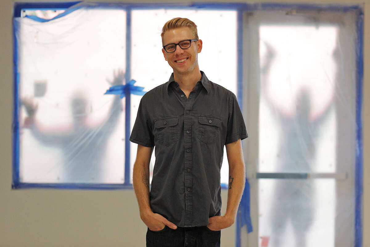 Justin Boyd, amid the school's renovation, heads the Southwest School of Art's Sculpture and Integrated Media Department.