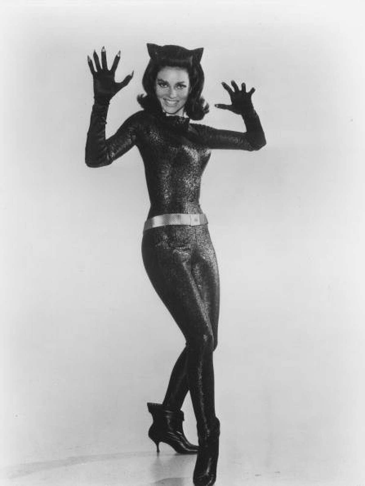 Lee Meriwether from the 1966 'Batman' movie. 