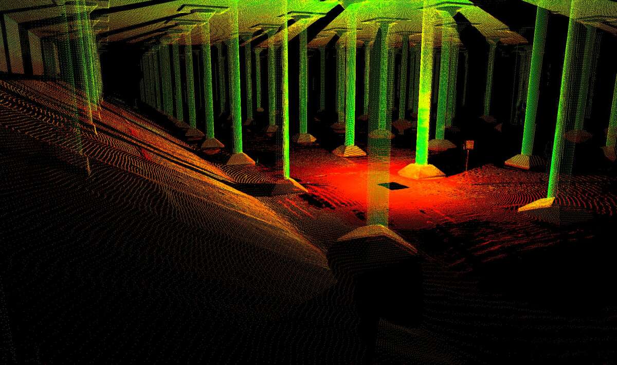 SmartGeometrics used laser scans of the reservoir to create video-game-like 3-D images.