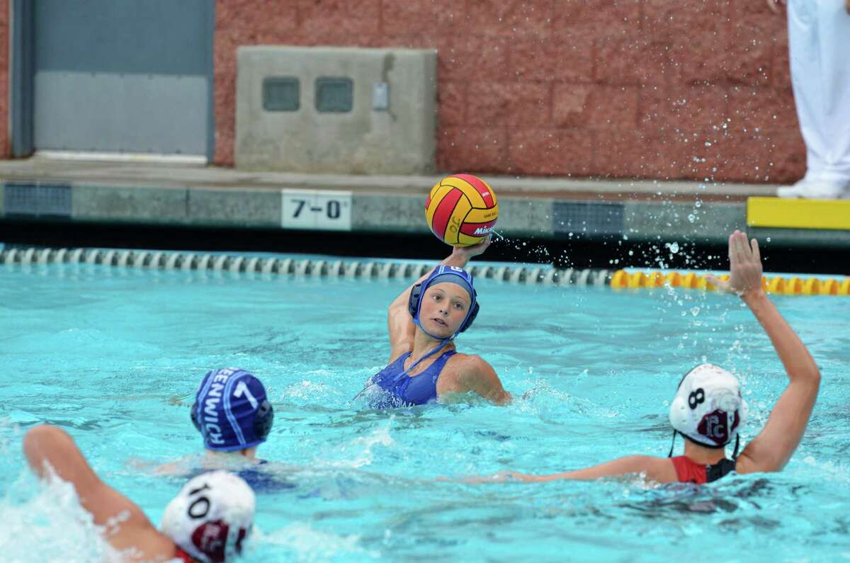 Greenwich YMCA's Meredith Karle helped lead the 14U team to a seventh place finish at the Junior Olympics in Orange County, Calif. August 2013.
