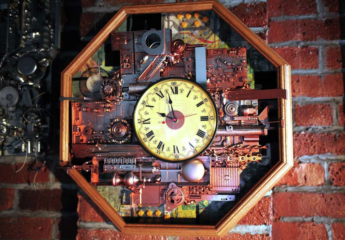 Bridgeport artist creates clocks from digital detritus