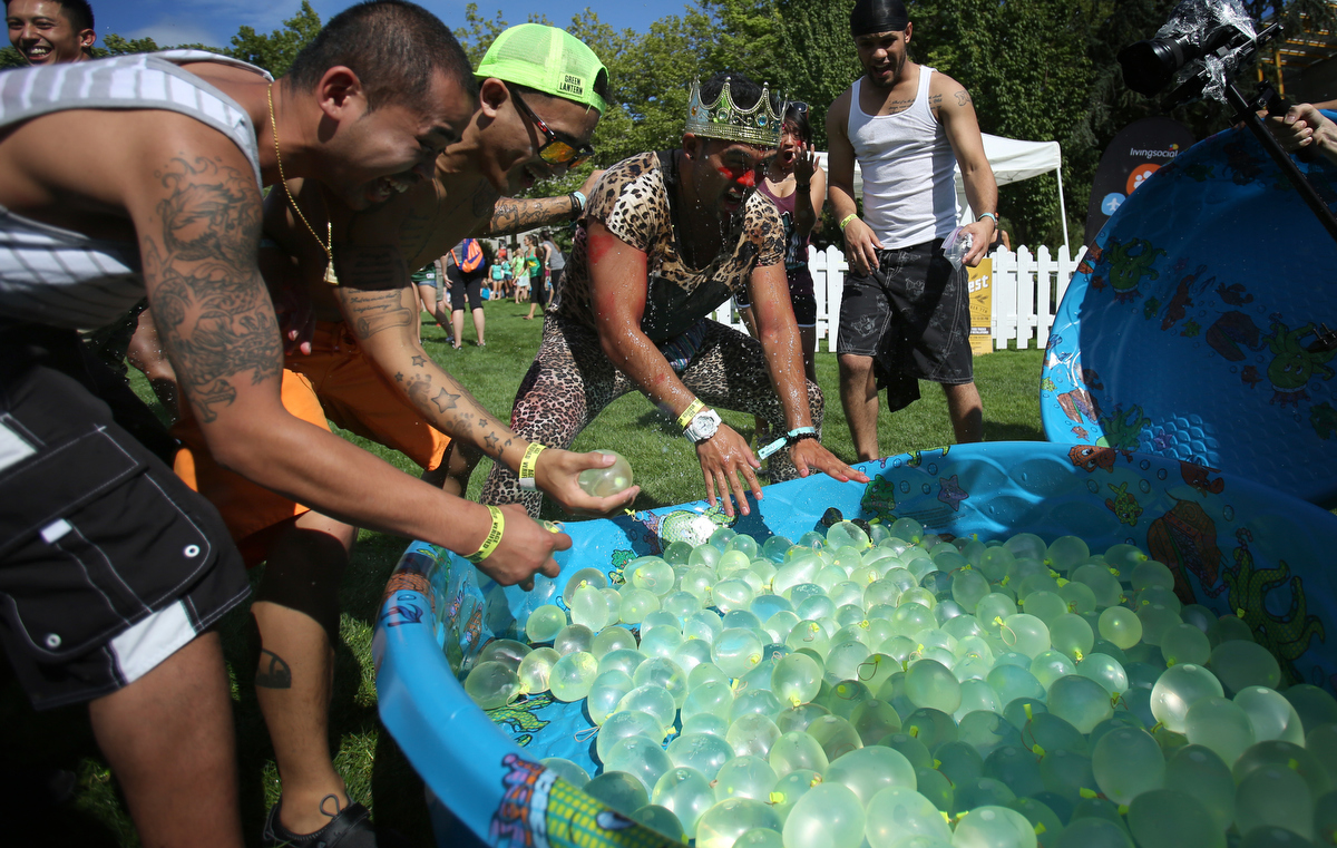 Record water balloon fight attempt Times Union
