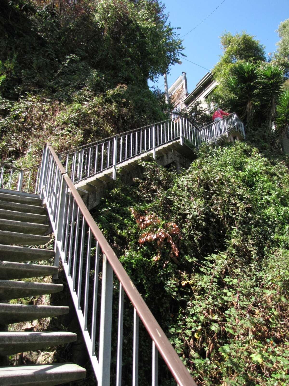 Try to climb every S.F. staircase -- like the challenging Filbert Steps.