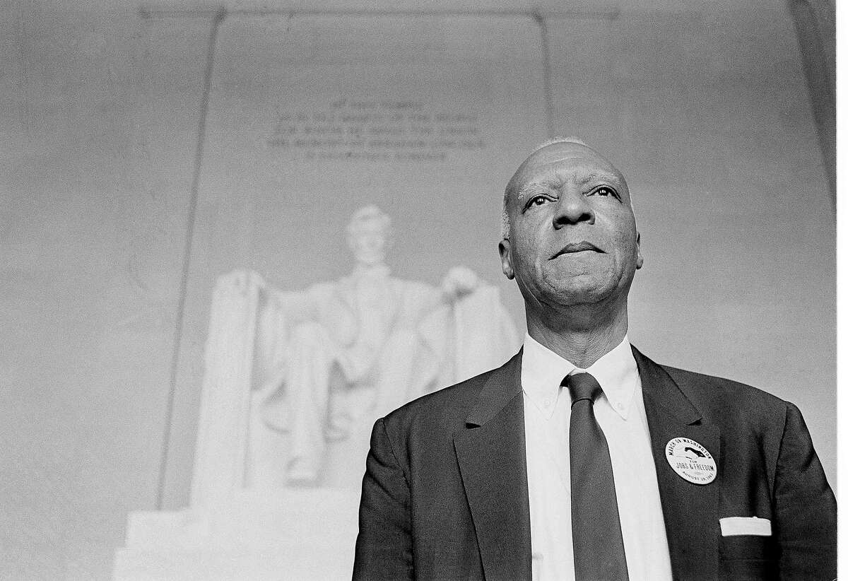On August 28, 1963, thousand of demonstrators converged on the National Mall for the March on Washington for Jobs and Freedom, which would become the single-most iconic moment of the civil rights movement in America after Martin Luther King, Jr. gave his famous "I Have a Dream" speech. Here's a look back at the faces in the crowd:Above: A. Philip Randolph, one of the chairmen for the March On Washington demonstration in Washington D.C., stands in front of the statue of Lincoln at the Lincoln Memorial following the two-pronged parade through the streets of the capital, Aug. 28, 1963.