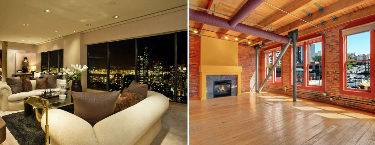 View of Industrial Penthouse: Luxury & Color Pops | Trends