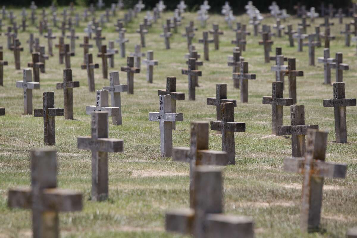 Odd graves at Texas prison cemetery create mystery for historian