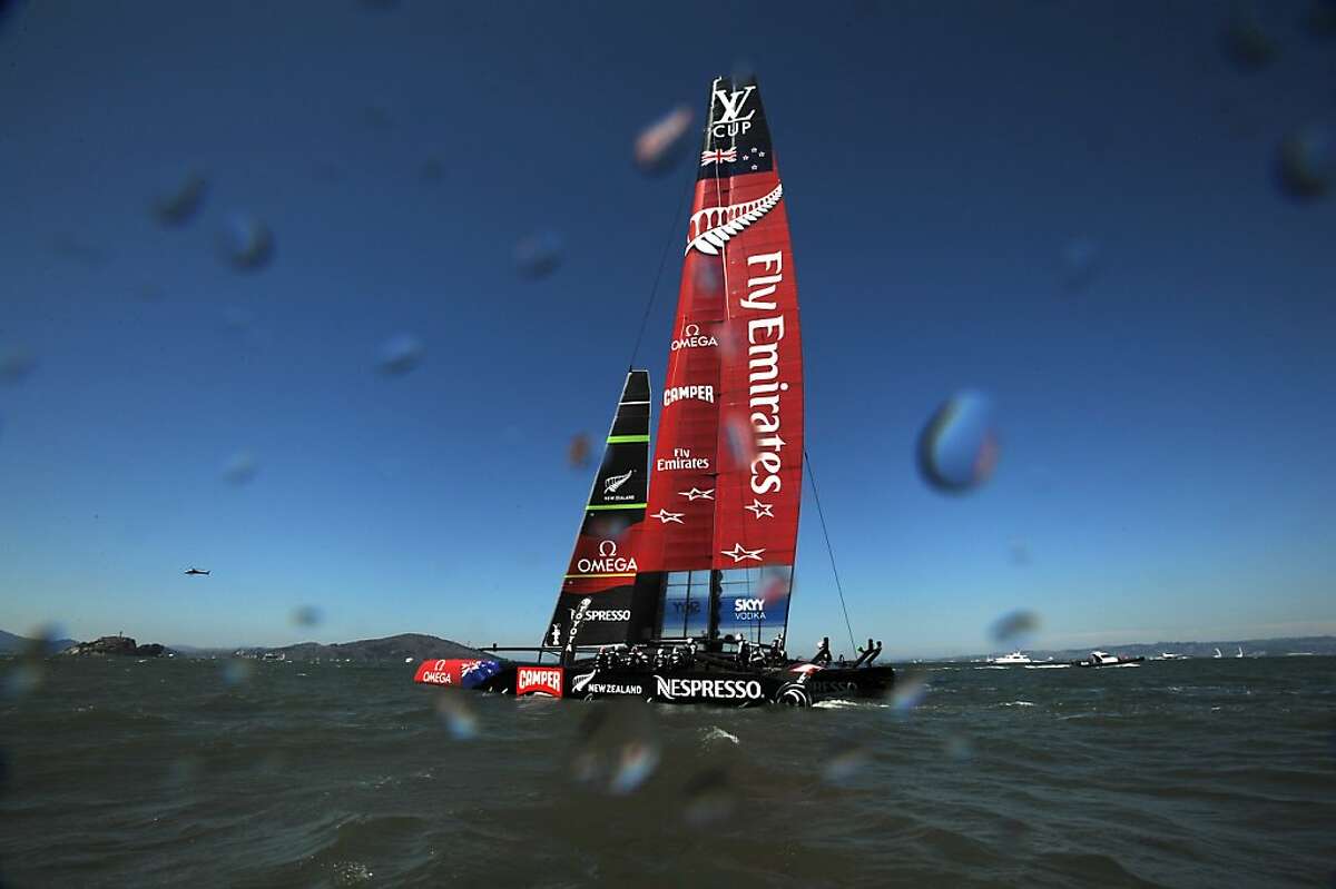 Emirates Team New Zealand wins the Louis Vuitton Cup