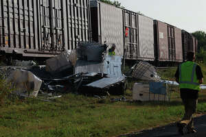Train wrecks with big rig in S.W. Bexar County