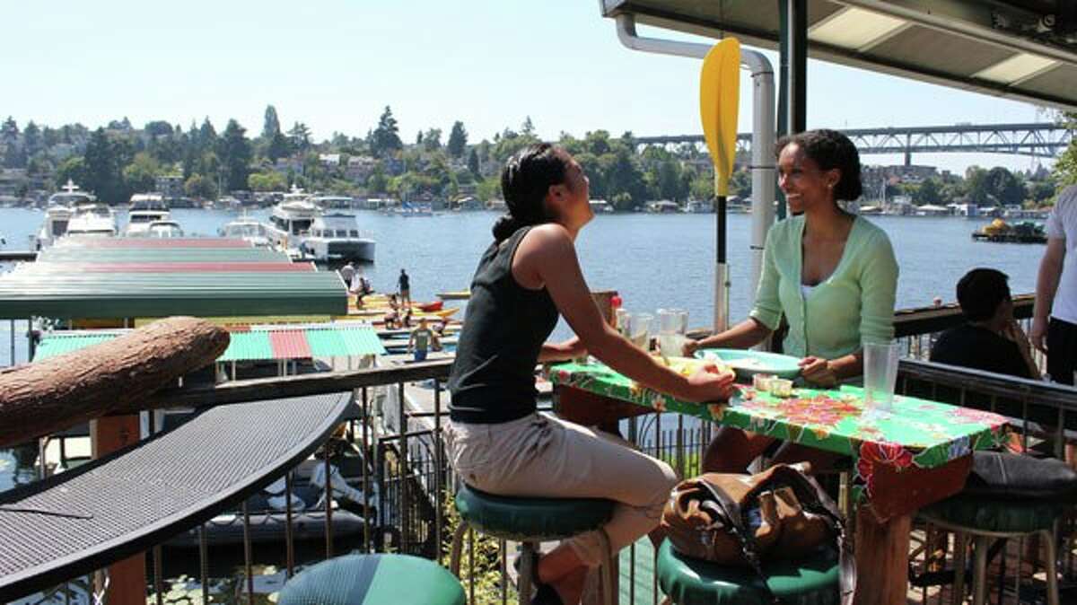 Agua Verde Cafe and Paddle Club Tucked into the north side of Portage Bay, Agua Verde Cafe and Paddle Club offers kayaking in addition to Mexican food and tasty margaritas.