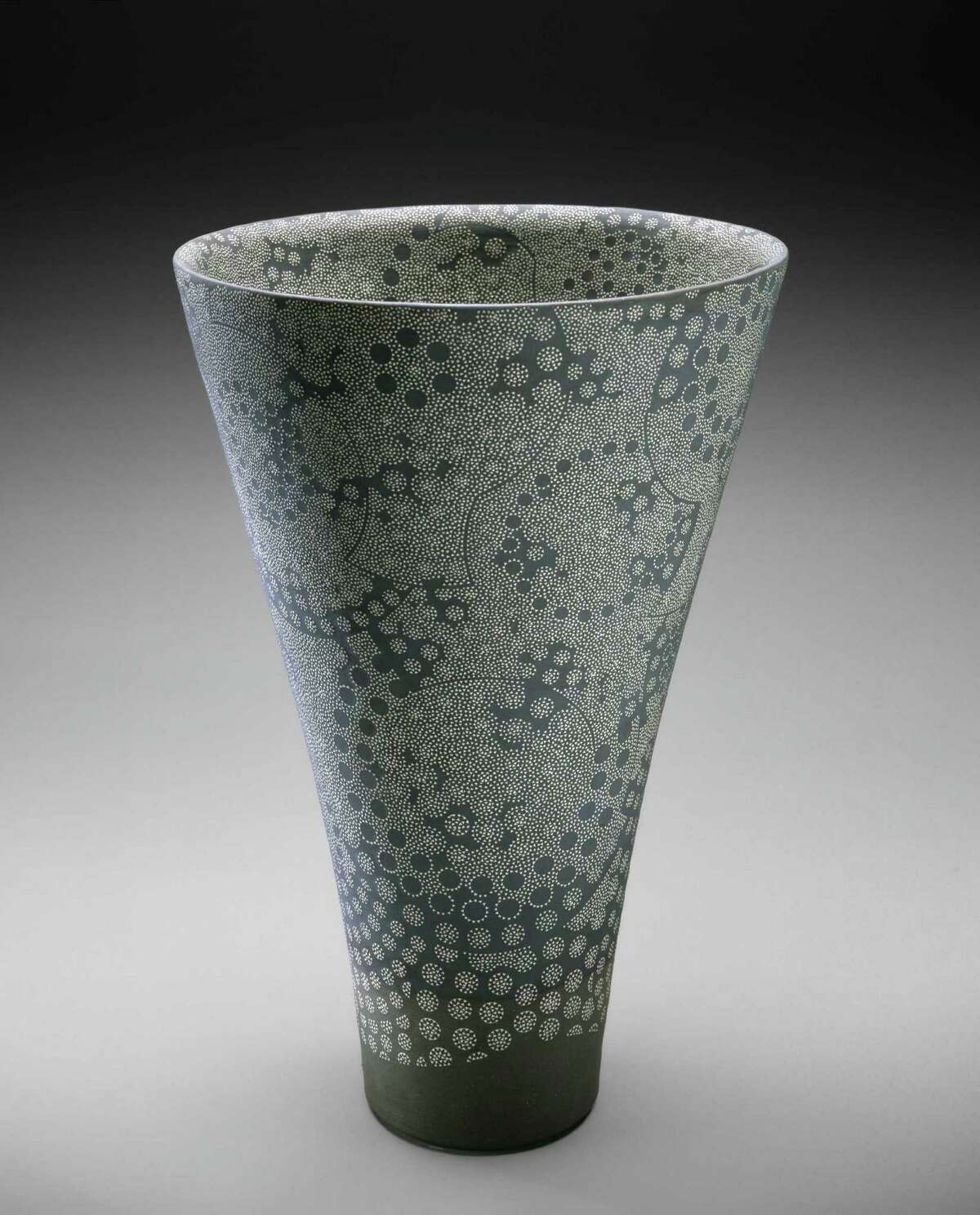 Kitamura Junko's "Tall Open Vessel" was among the objects shown last year in "Shifting Paradigms: Contemporary Ceramics from the Garth Clark and Mark Del Vecchio Collection" at the Museum of Fine Arts, Houston.