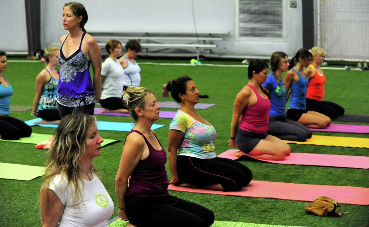 Hundreds gather at 2013 Newtown Yoga Festival