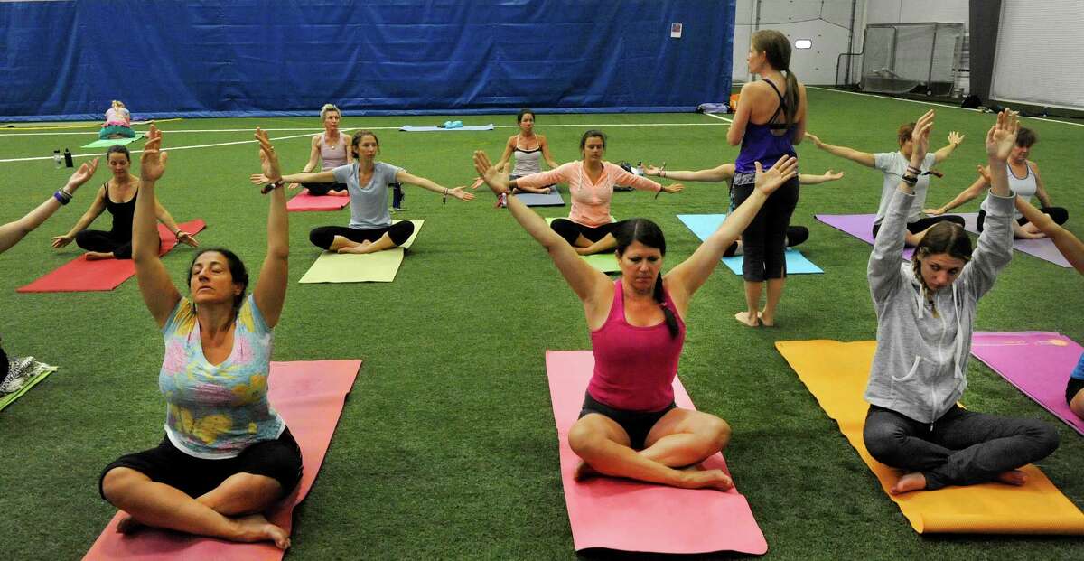 Hundreds gather at 2013 Newtown Yoga Festival