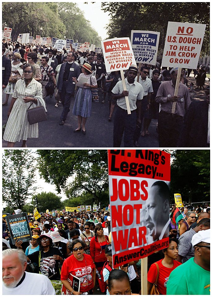 Progress mixed since March on Washington, blacks say