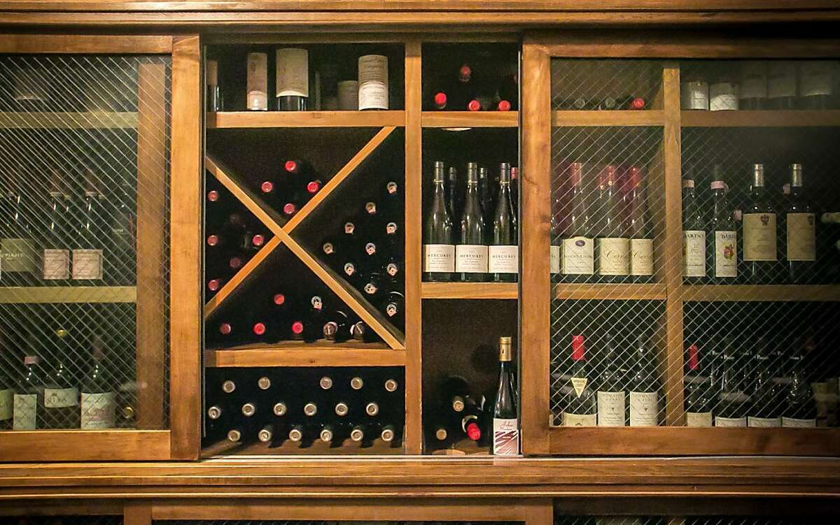 The wine storage at St. Vincent restaurant in San Francisco, Calif., is seen on Friday, December 7th, 2012.
