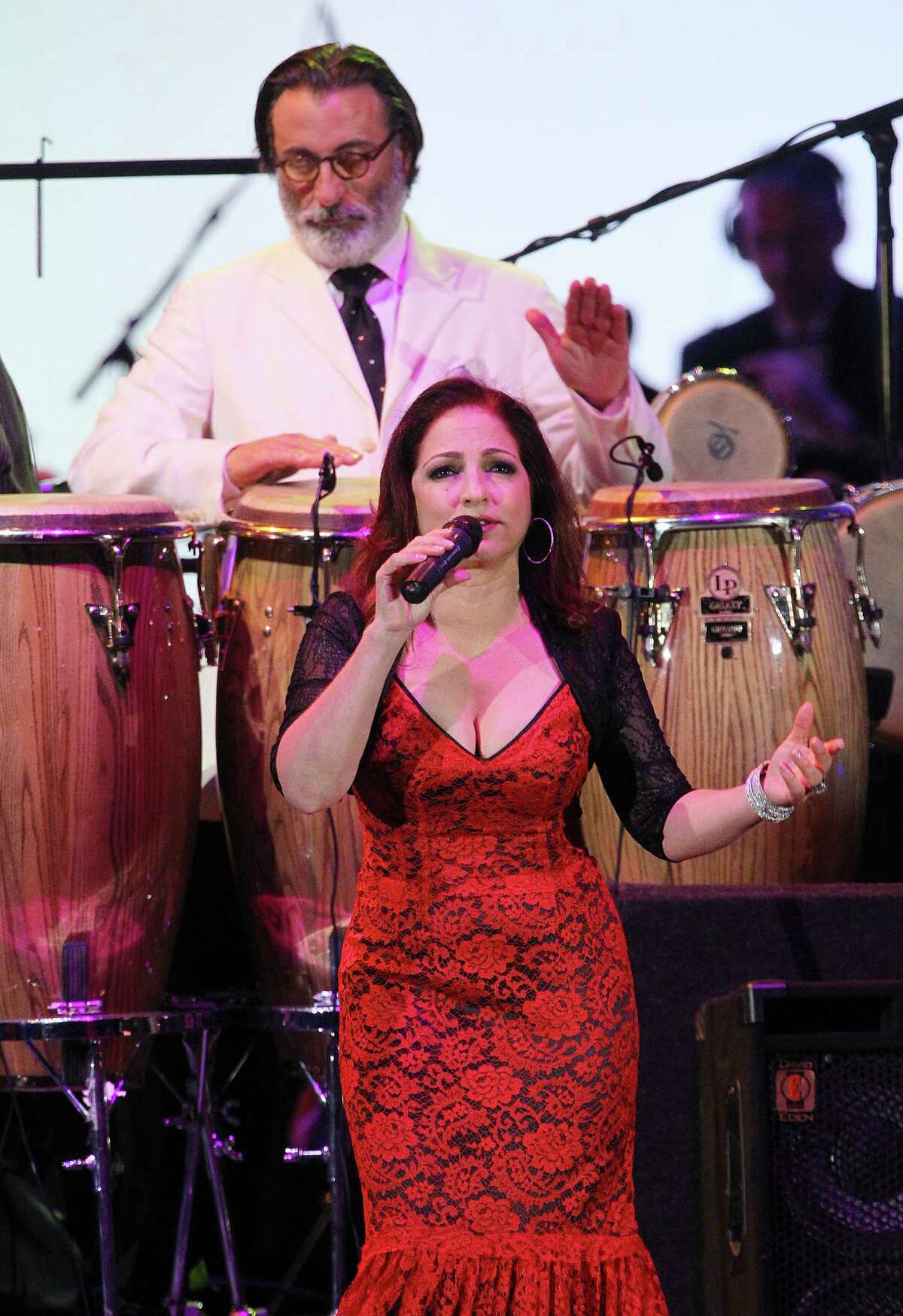 Gloria Estefan headlines Saturday. She lived in San Antonio as a young girl.