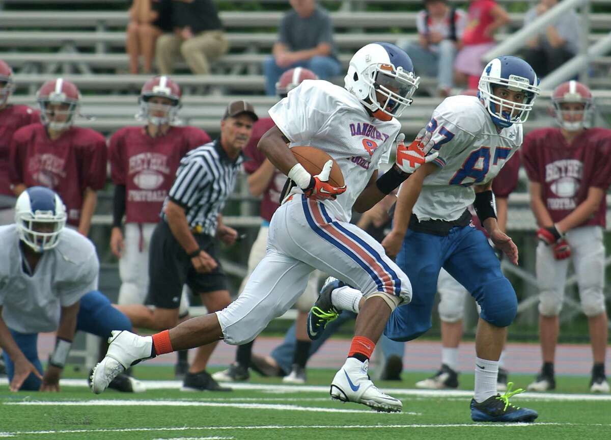 Danbury football team looks to get 'Bigger. Faster. Stronger.'