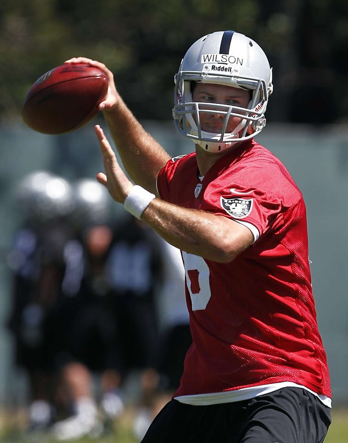 Raiders' QB Wilson stays optimistic