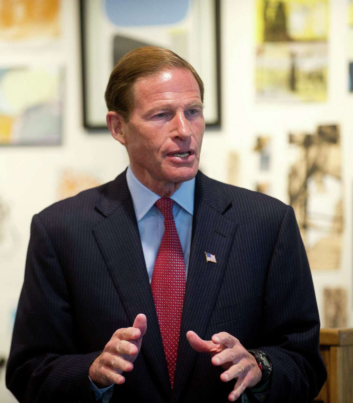 Blumenthal talks college cost at UConn Stamford