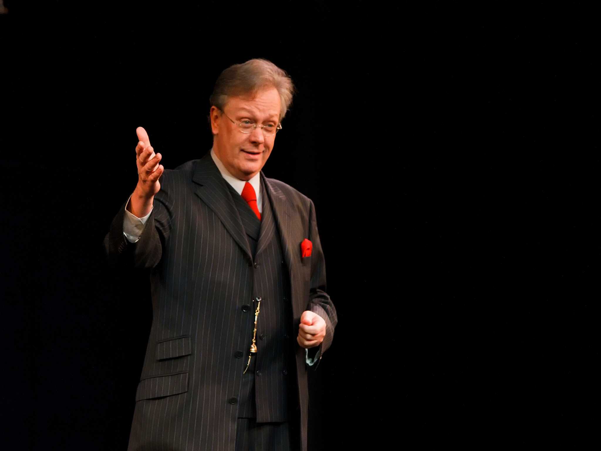 Sideshow entertainer Todd Robbins at Barnum Museum