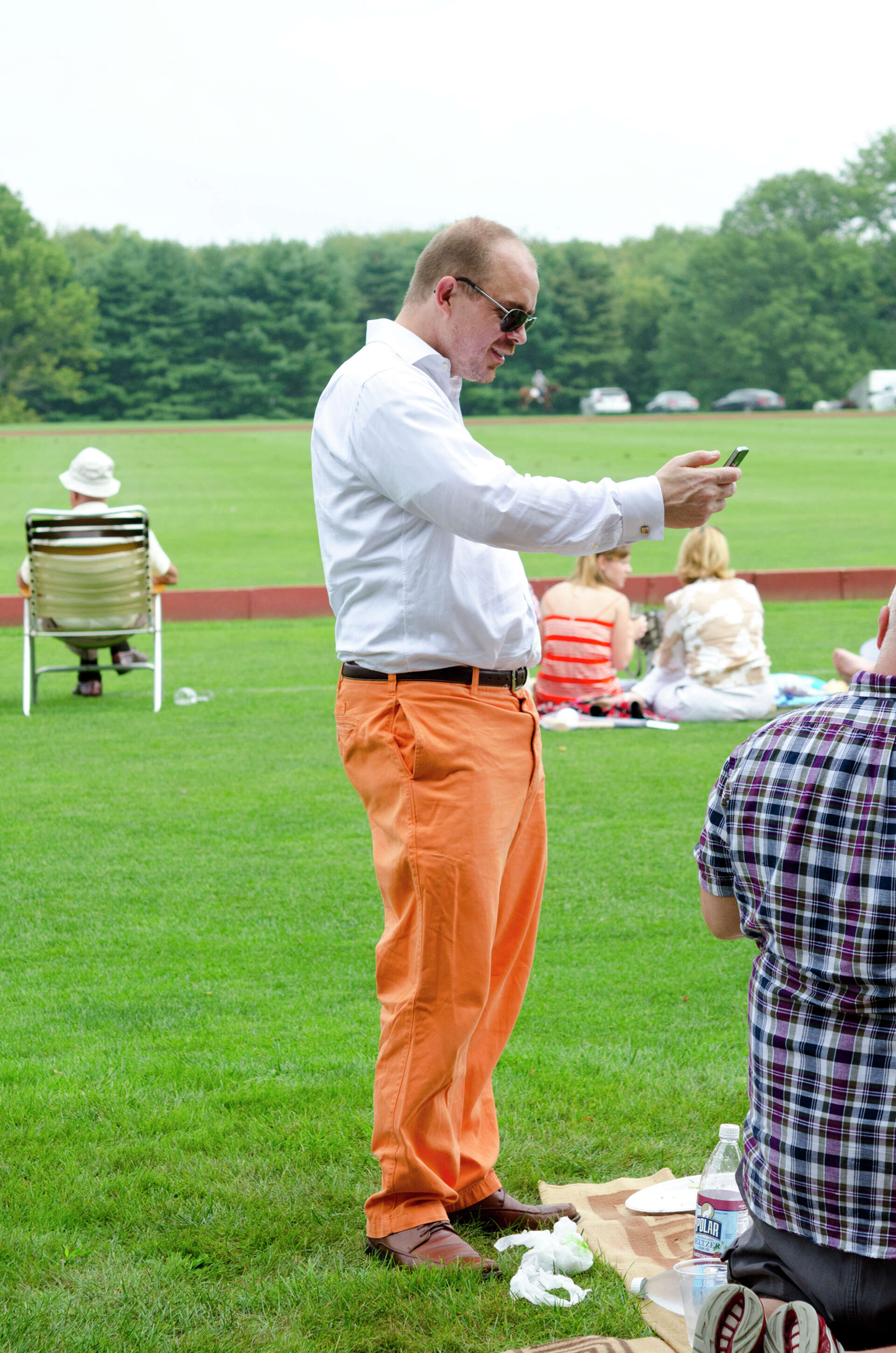 At the Greenwich Polo Club, crowd has a flair for high society fashion