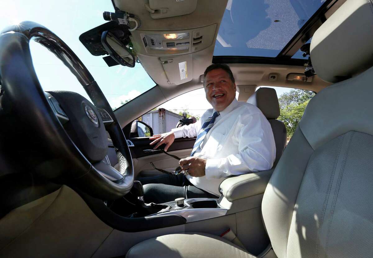 U.S. Rep. Bill Shuster of Pennsylvania took a ride to the airport in a self-driven car created by Carnegie Mellon scientists.