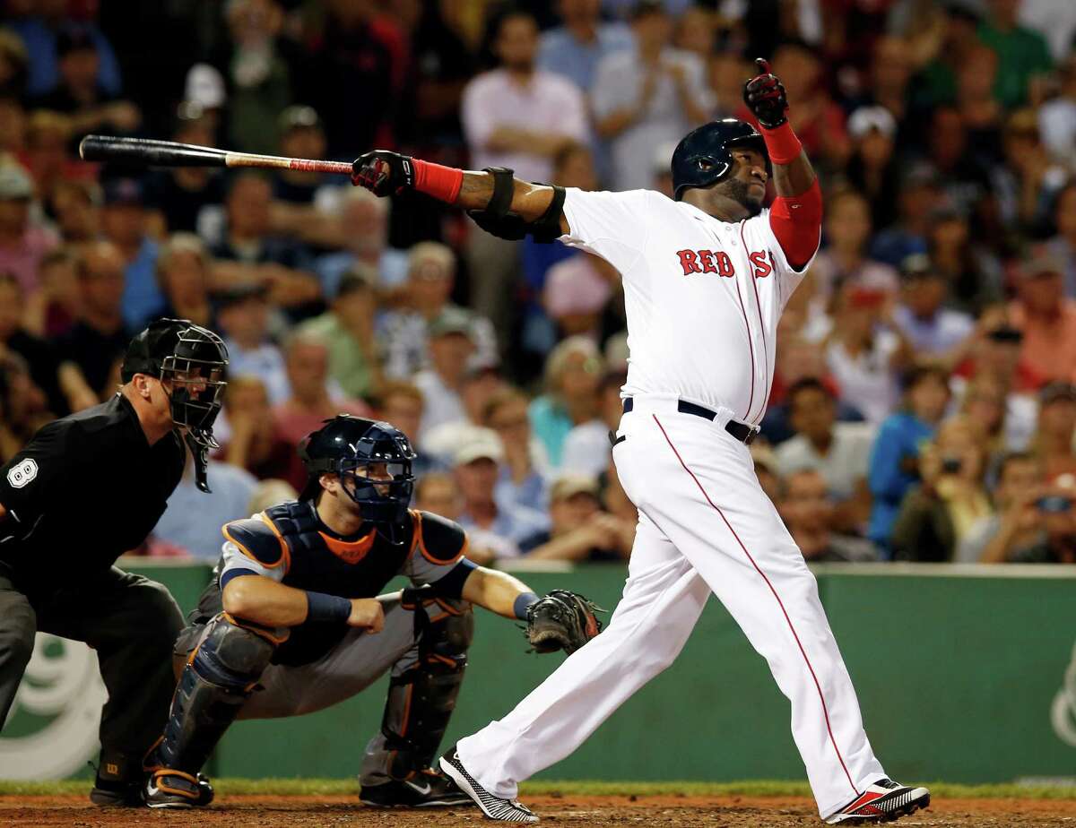 Big poppy would have been a suitable nickname for David Ortiz, who hit two of Boston's eight home runs and doubled for his 2,000th career hit in a 20-4 rout of Detroit at Fenway Park.