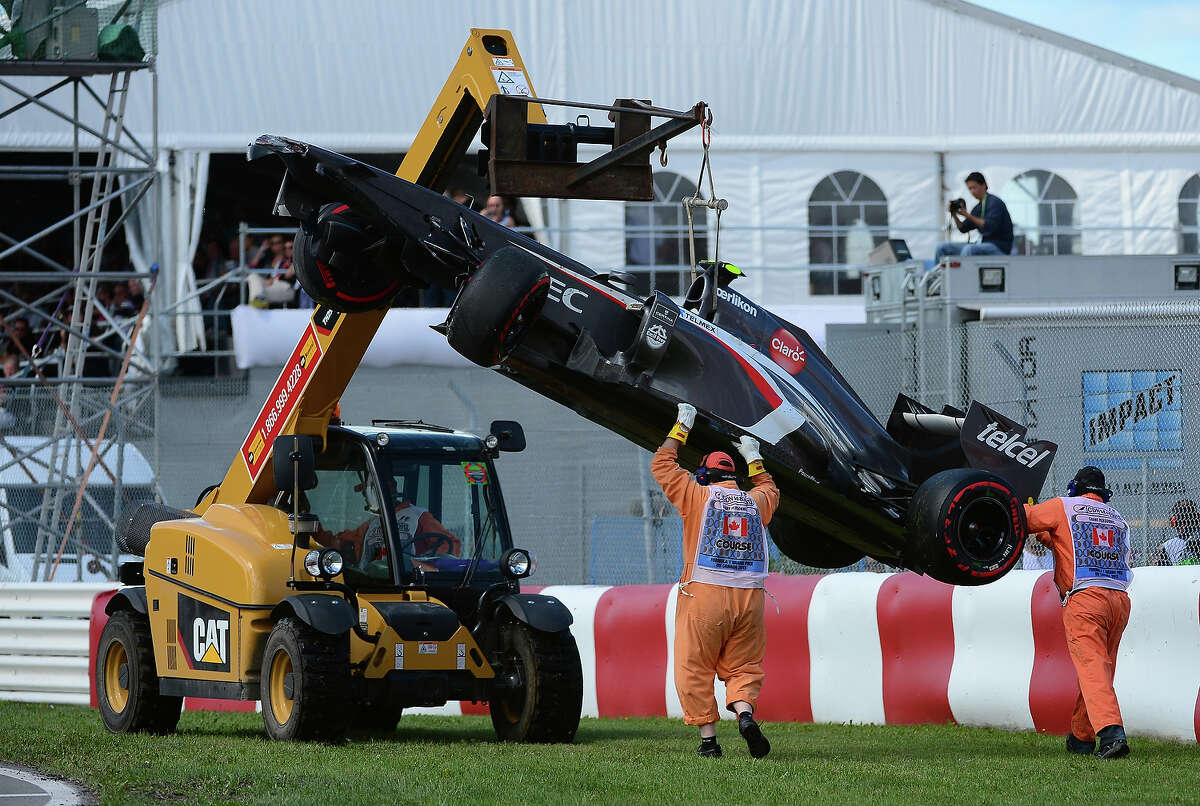 Crazy Formula One crashes