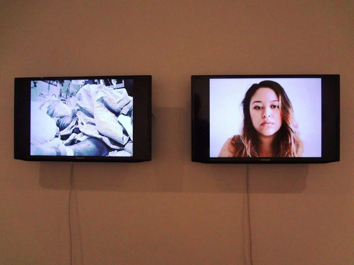A video installation by Melissa Tran of Dallas is featured in “TX-13: The Texas Biennial,” on display through Nov. 9 at Blue Star Contemporary Art Museum.