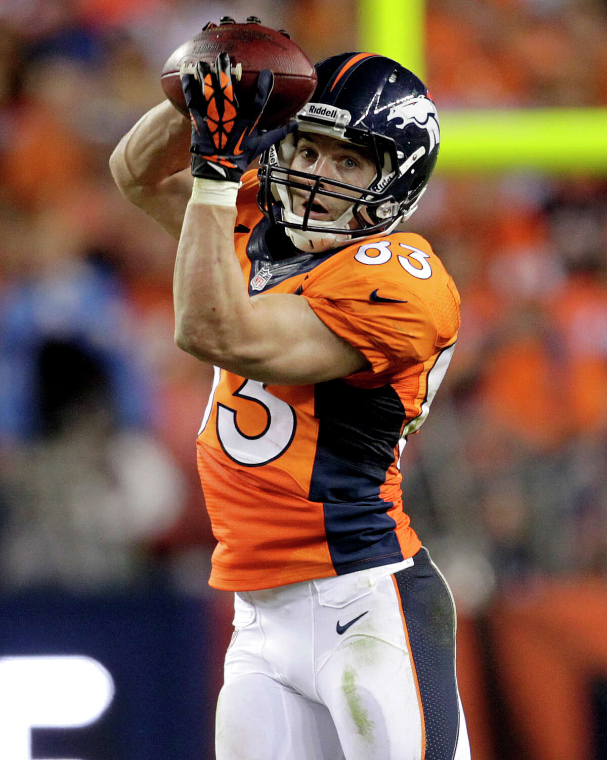 wes welker one handed catch broncos