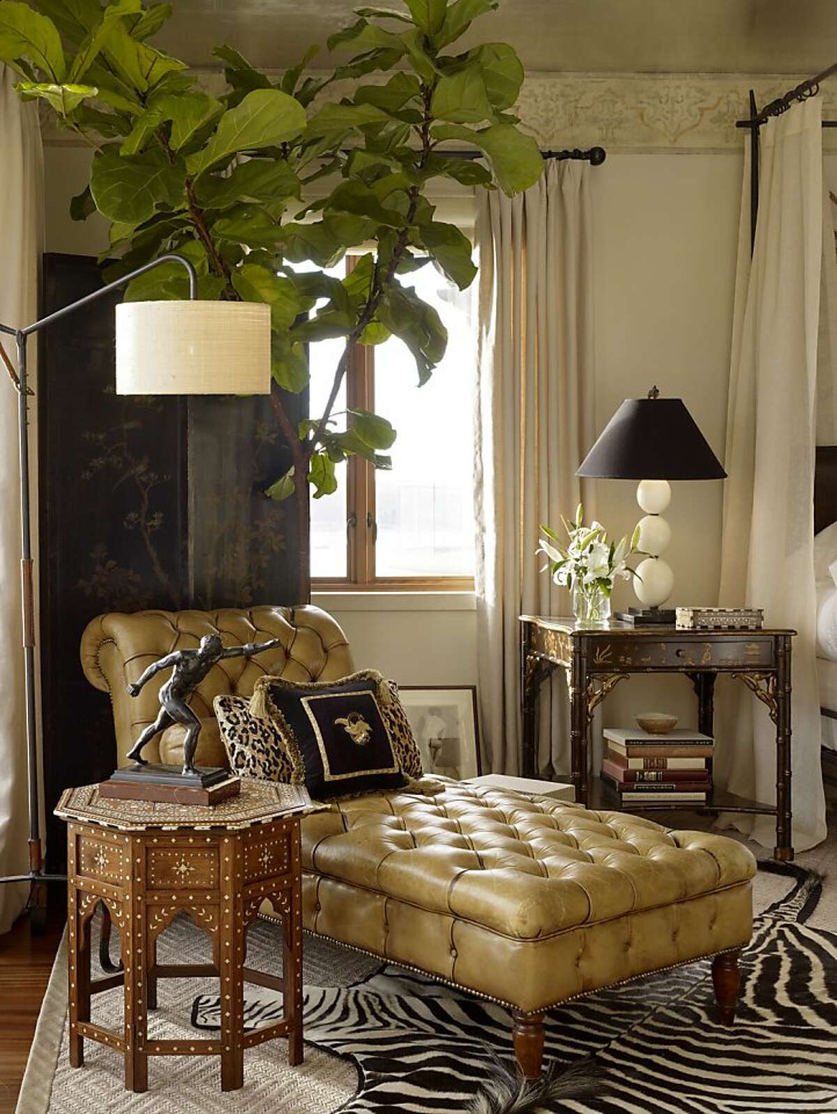 This room, designed by Cecilie Starin, was featured in the 2012 Marin Designer's Showcase in Belvedere.Ê