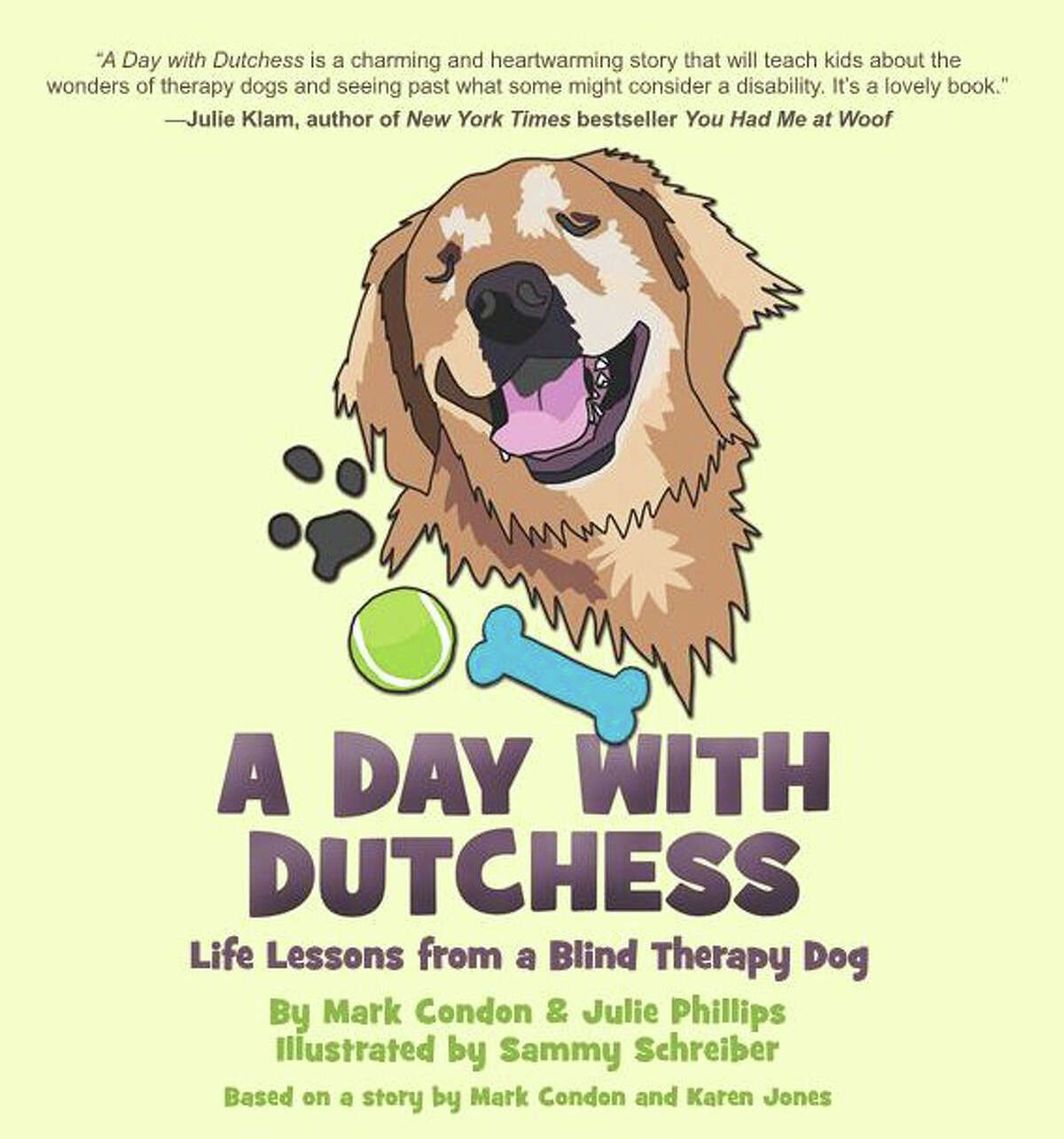 New kids book shares tale of blind therapy dog