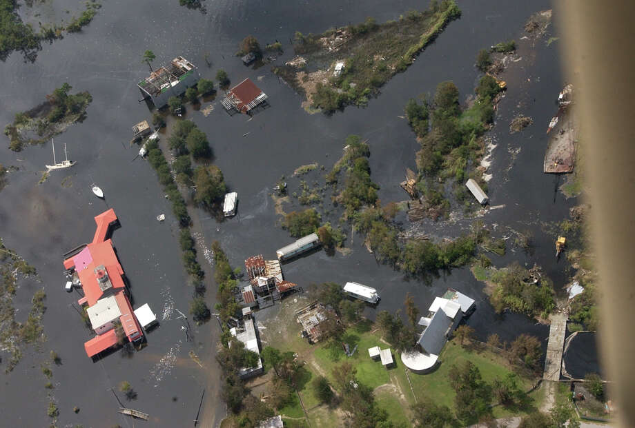 Aerial photos of Hurricane Ike damage - Beaumont Enterprise