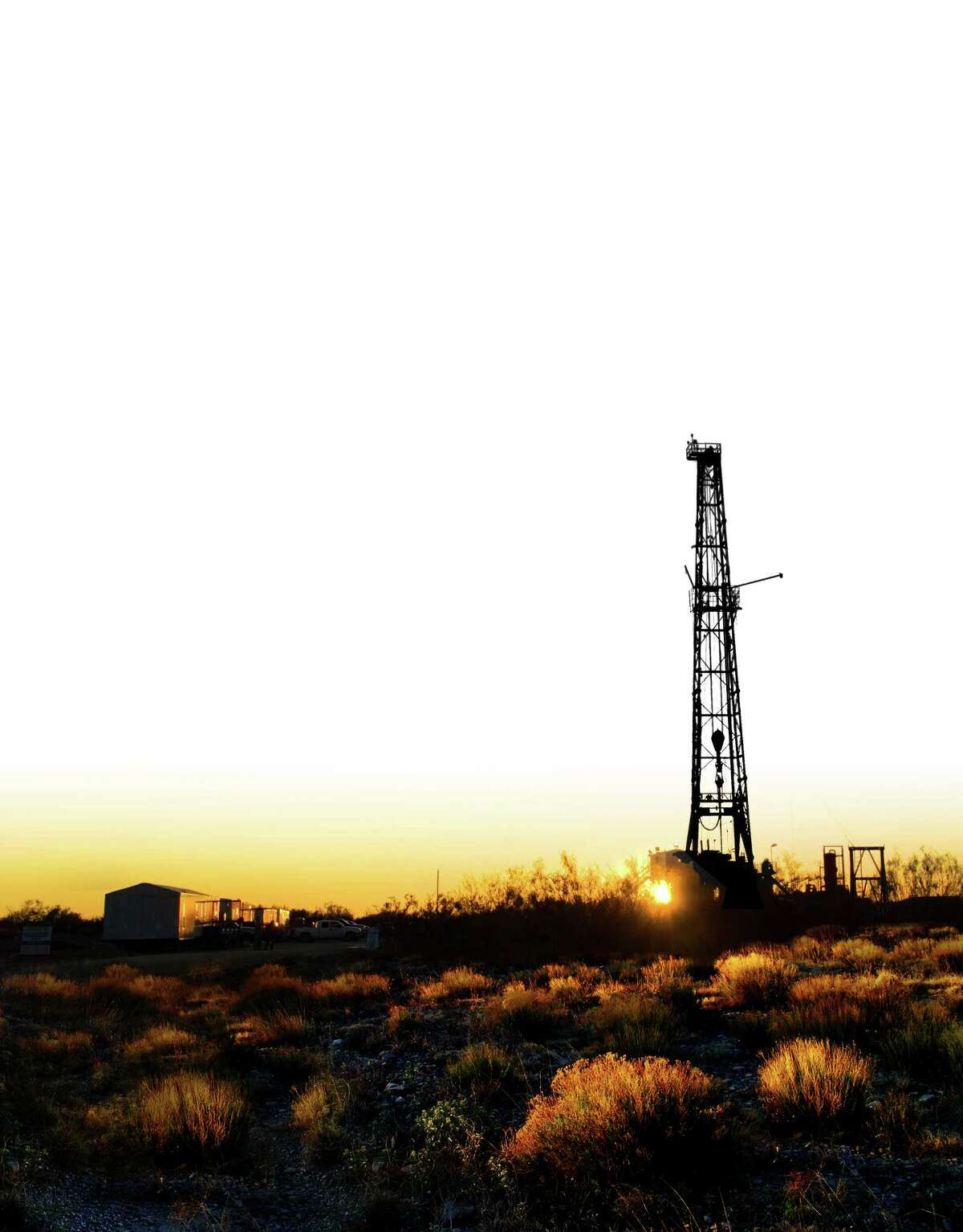 A Sanchez Energy drilling site in Fayette County, in the Eagle Ford Shale.