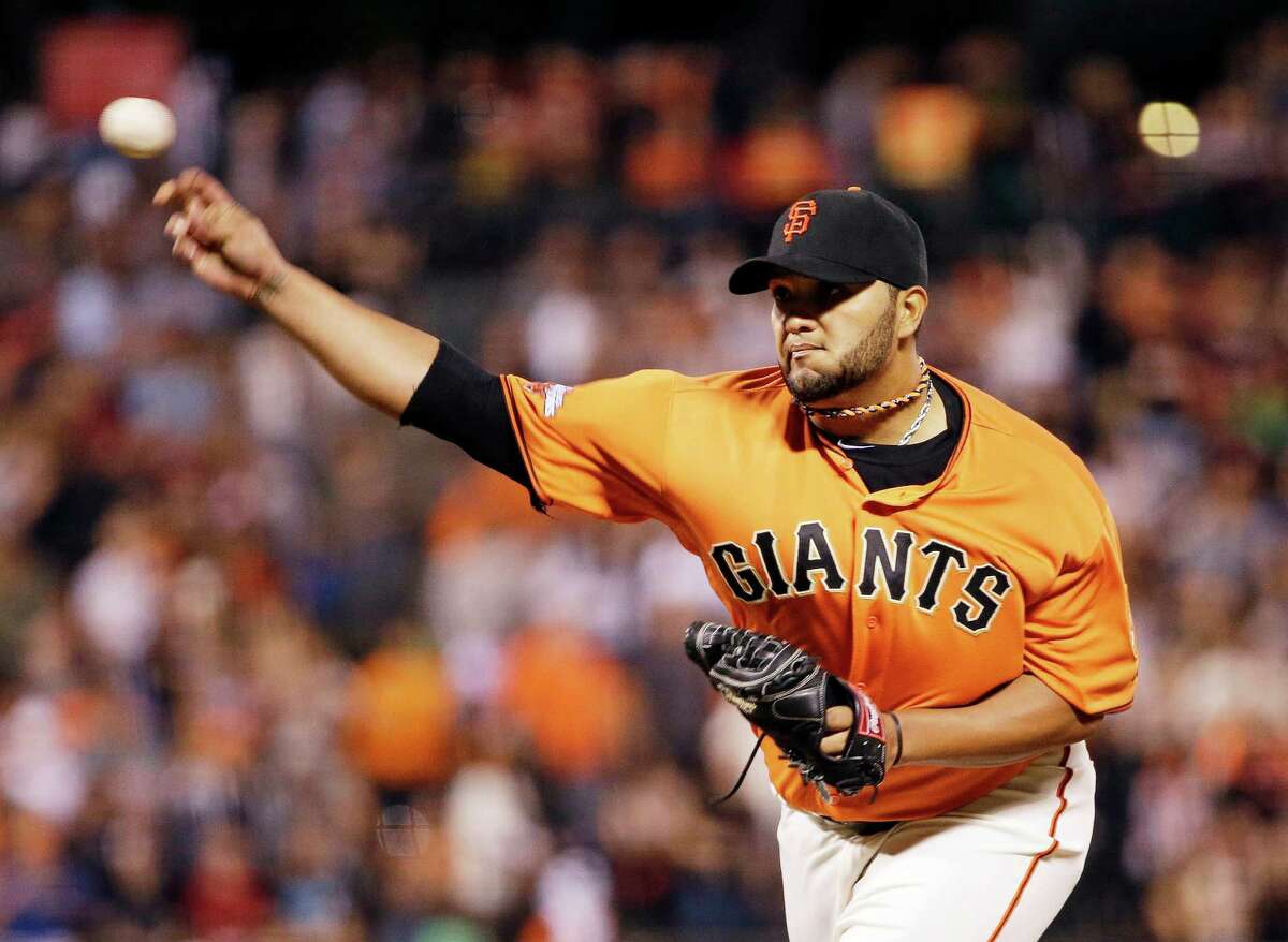 The Giants' Yusmeiro Petit came within one out of becoming the 24th pitcher to toss a perfect game Friday night against the D-Backs.
