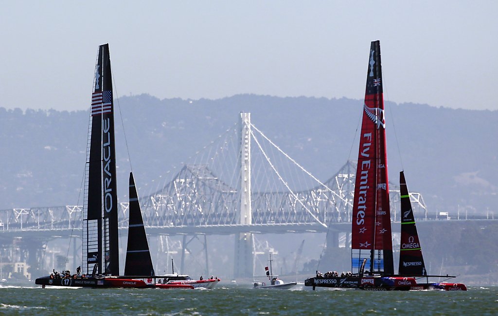 Kiwis sweep first day of America's Cup final