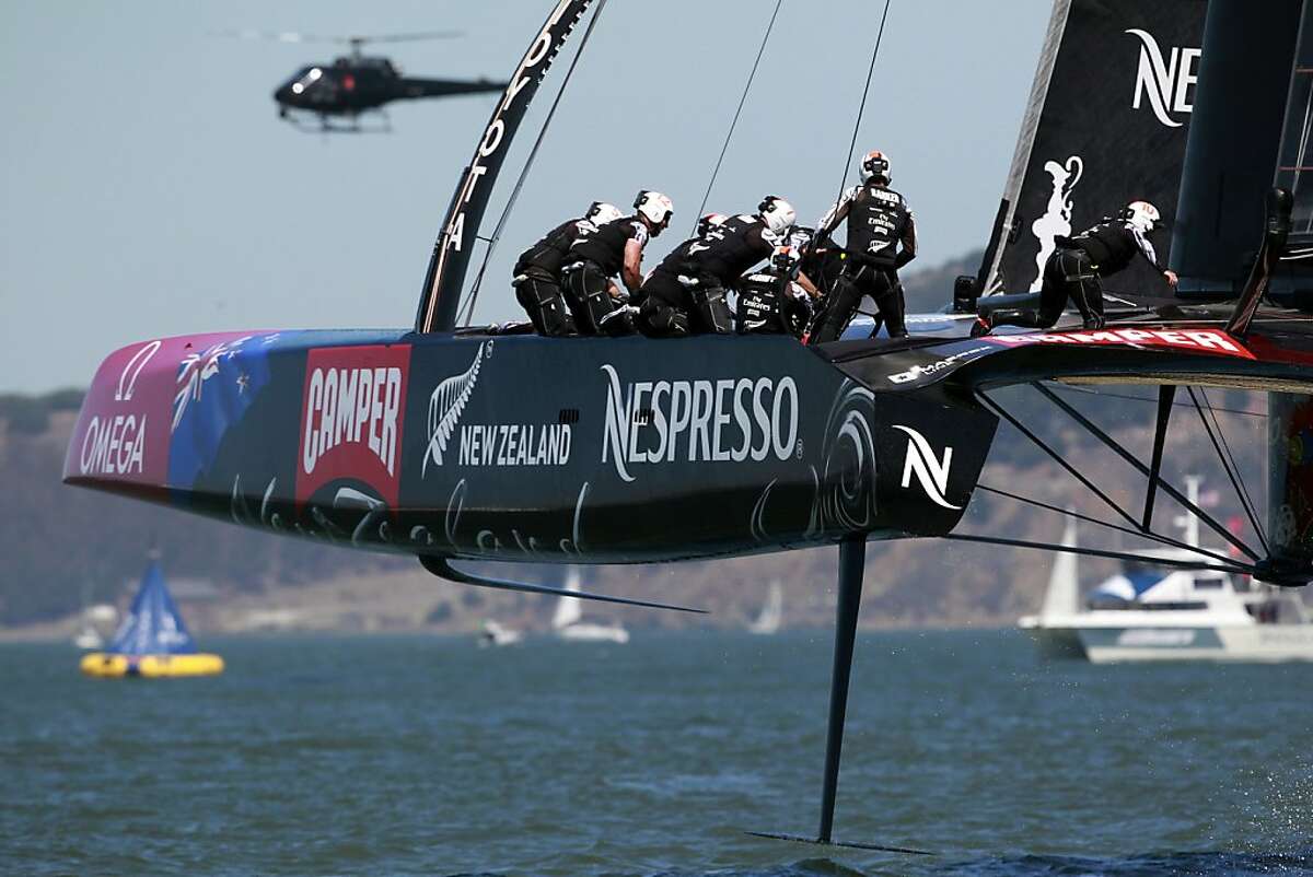 Kiwis sweep first day of America's Cup final