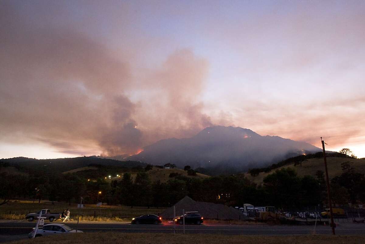 Mount Diablo Wildfire Triples In Size 8767