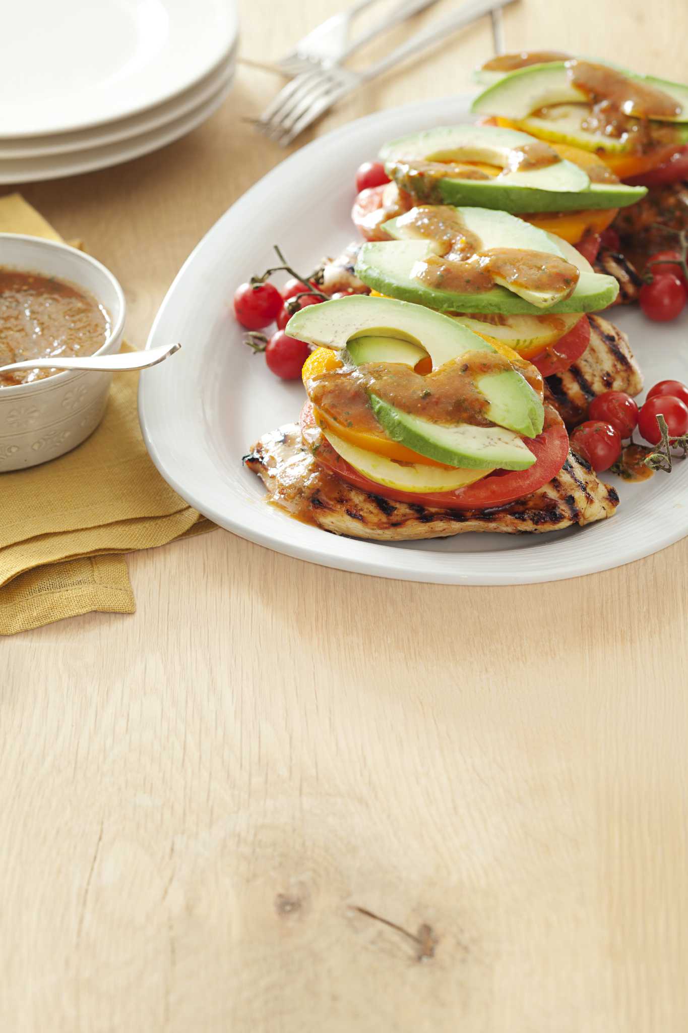 Recipe Sweet Chipotle Chicken Stacks