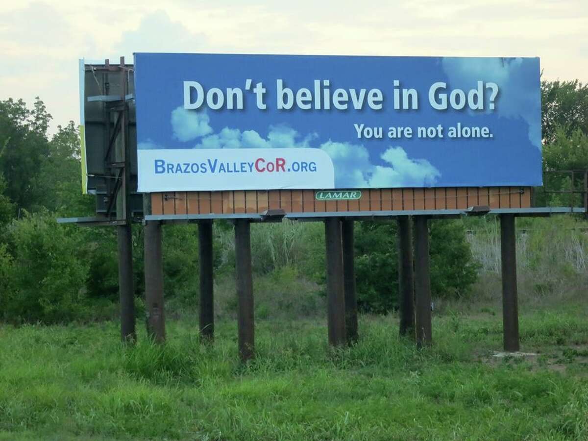 D.C. group buys billboards to organize atheists near A&M