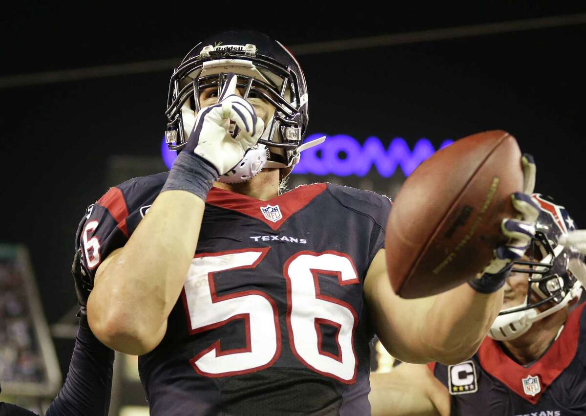 Brian Cushing returned an interception for a TD to rally the Texans past the Chargers on Monday.