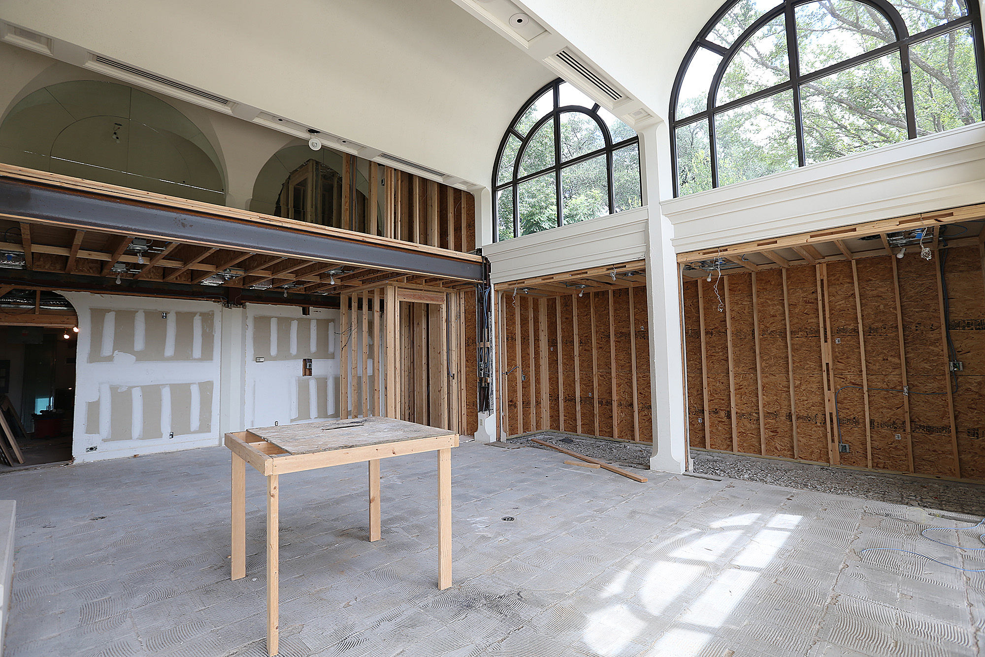 Residential home stripped to studs renovation