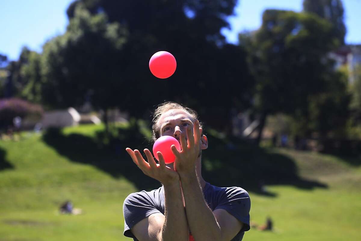 Contact juggler Richard Hartnell's balanced life