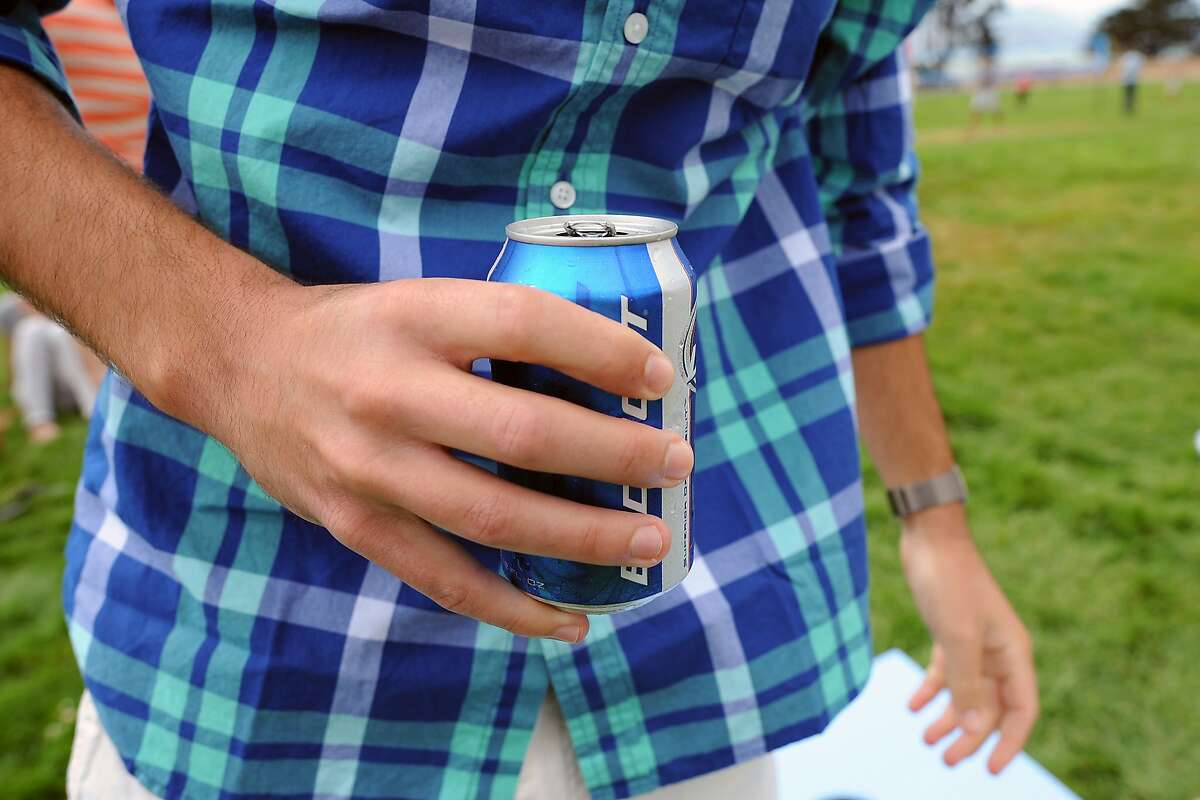 Bro-approved: Bud Light is often the beer of choice at Frat Mason.