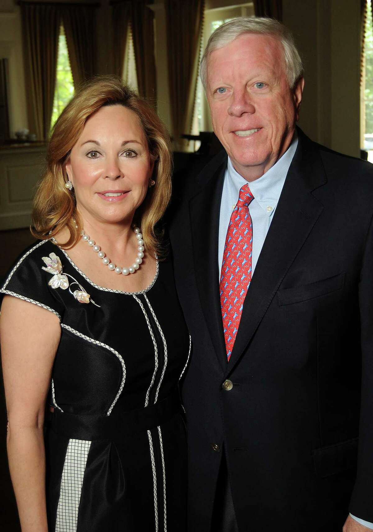 Nancy and Rich Kinder at the Houston Center for Contemporary Craft's luncheon at the River Oaks Country Club Tuesday May 07, 2013.(Dave Rossman photo)