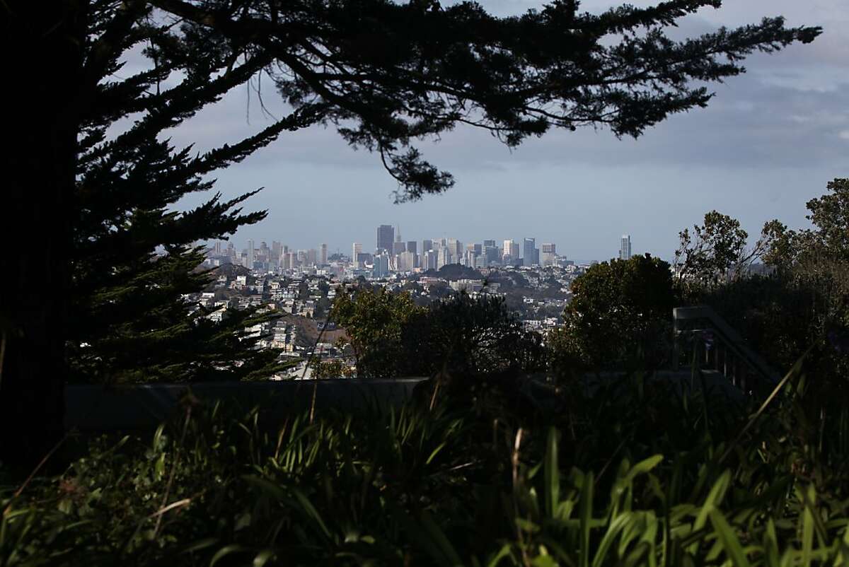 Downtown San Francisco is seen on September 11, 2013 from John McLaren Park in the southeastern part of the city.