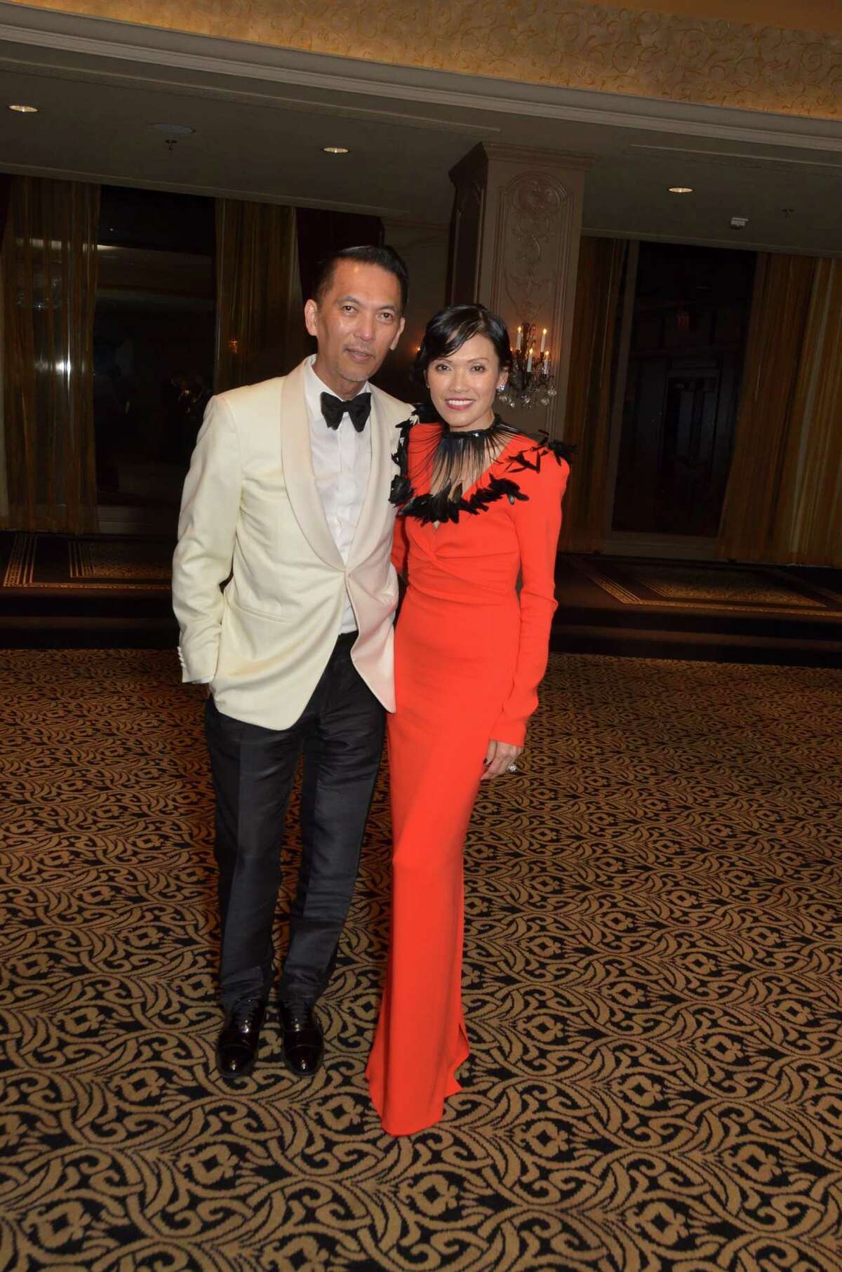 Duyen Nguyen wore Tom Ford and Gemma Kahng to a recent gala.