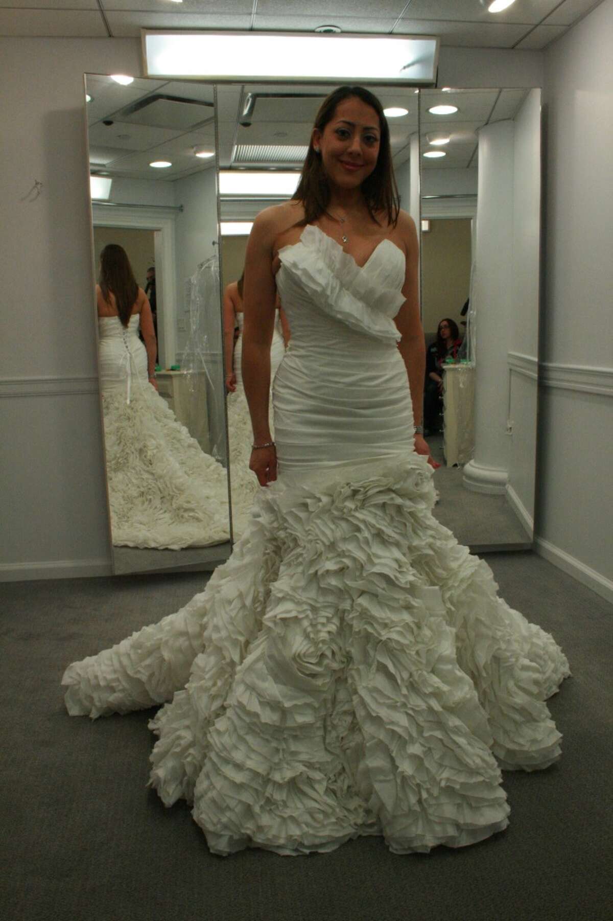 Tamara Loyola, of Bridgeport, searches for a new wedding gown on an upcoming episode of TLC's "Say Yes To The Dress."